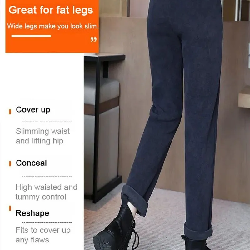 ✨Get 50% off💖Women's High-waist Warm Faux Fleece-lined Pants