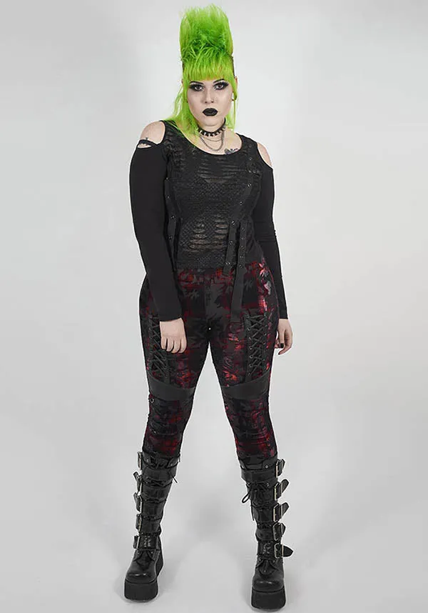 Hestia [Tartan] | LEGGINGS [PLUS SIZE]*
