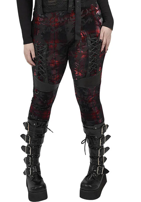 Hestia [Tartan] | LEGGINGS [PLUS SIZE]*