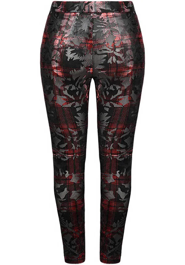 Hestia [Tartan] | LEGGINGS [PLUS SIZE]*