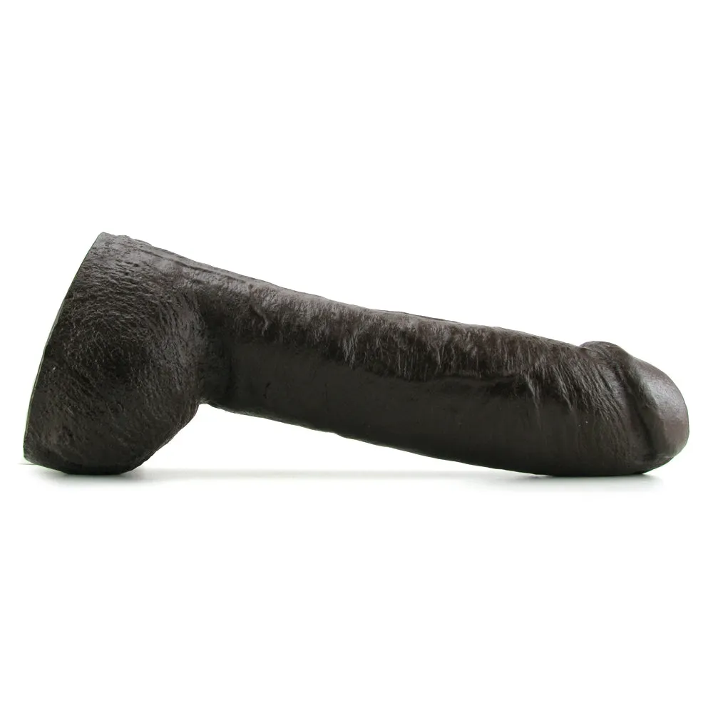 Hung 12.5 Inch Vac-U-Lock Dildo in Brown