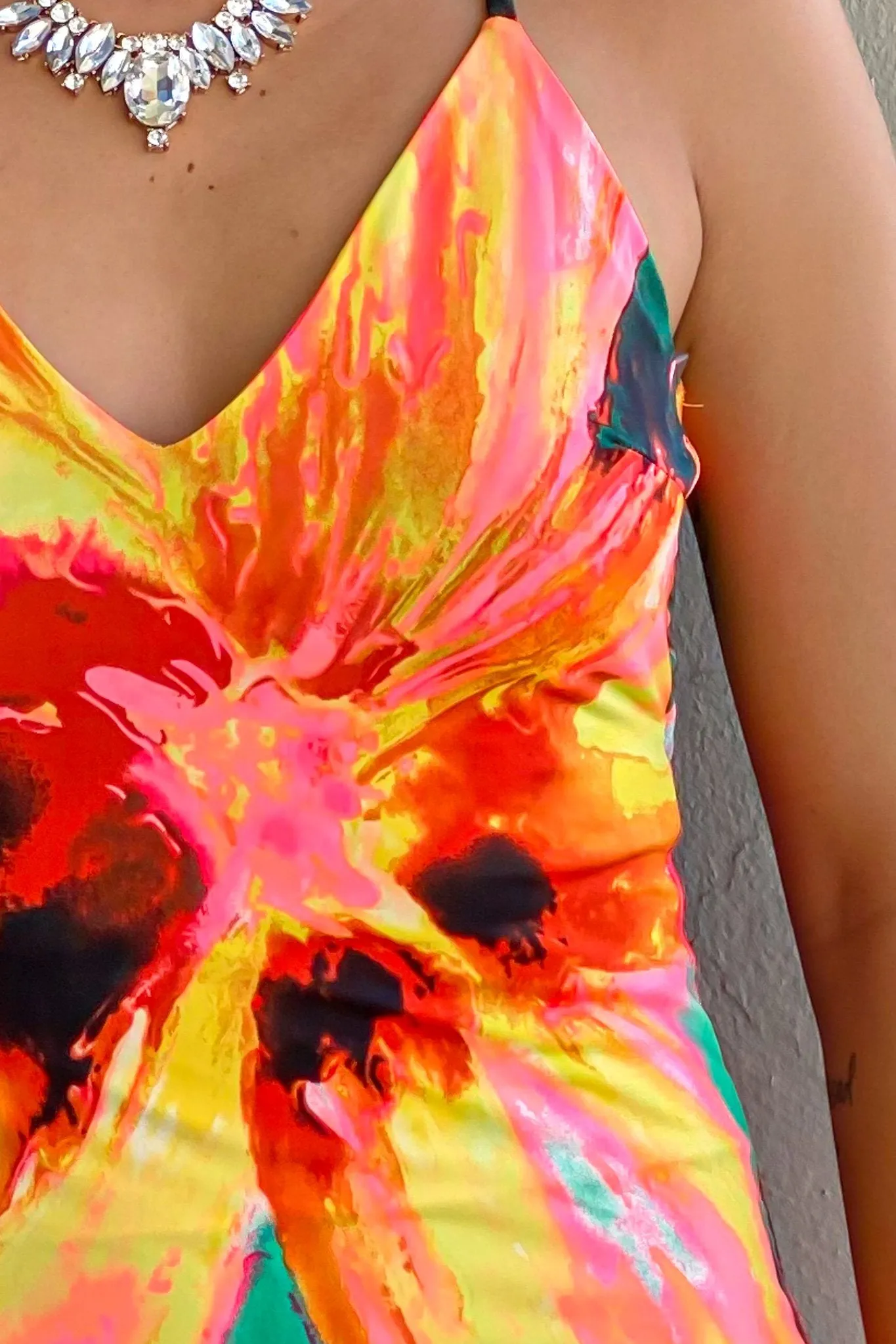 Jade Tie Dye Short Dress