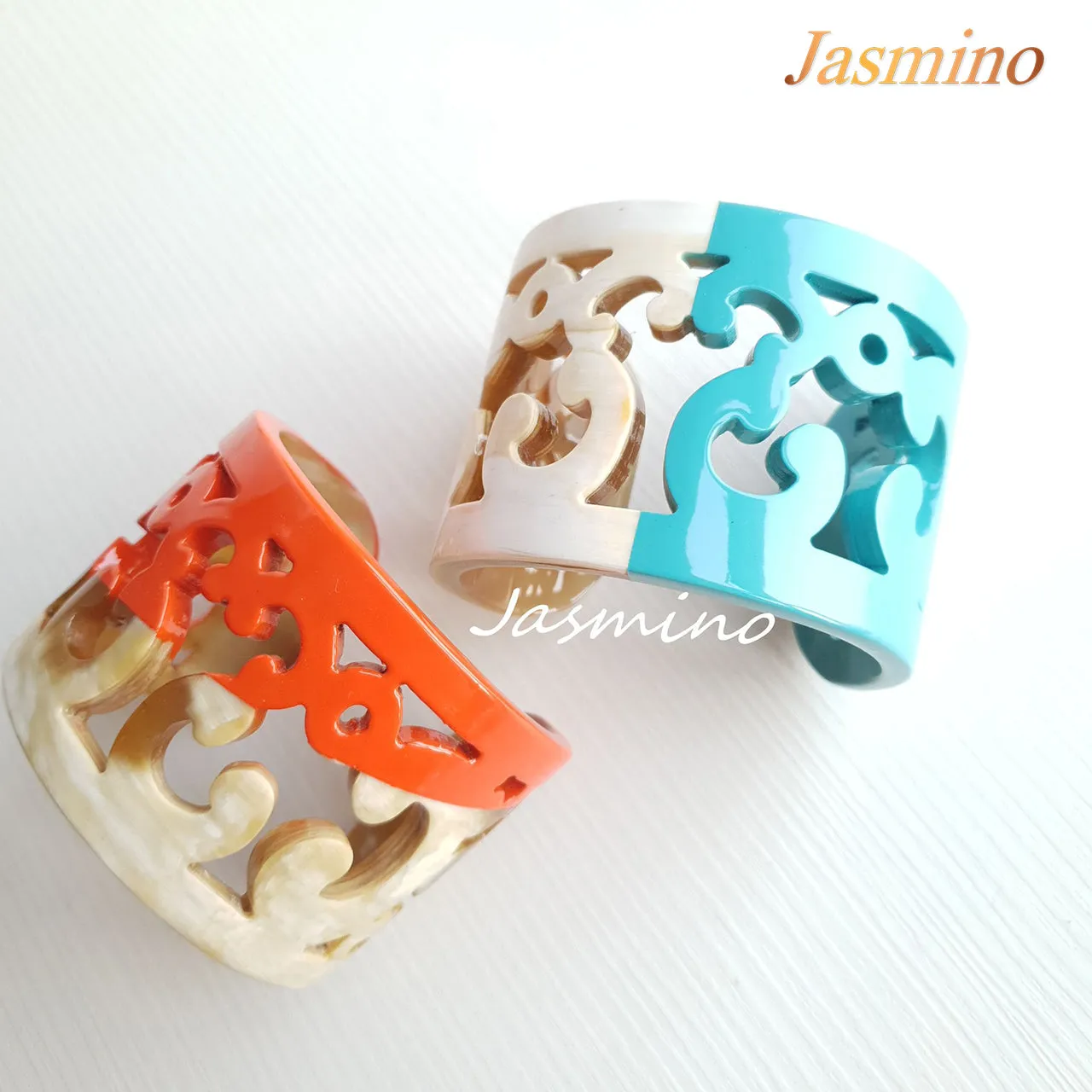 Jasmino Unique Impressive Trending Cuff Bracelet For Women Made By Natural Buffalo Horn