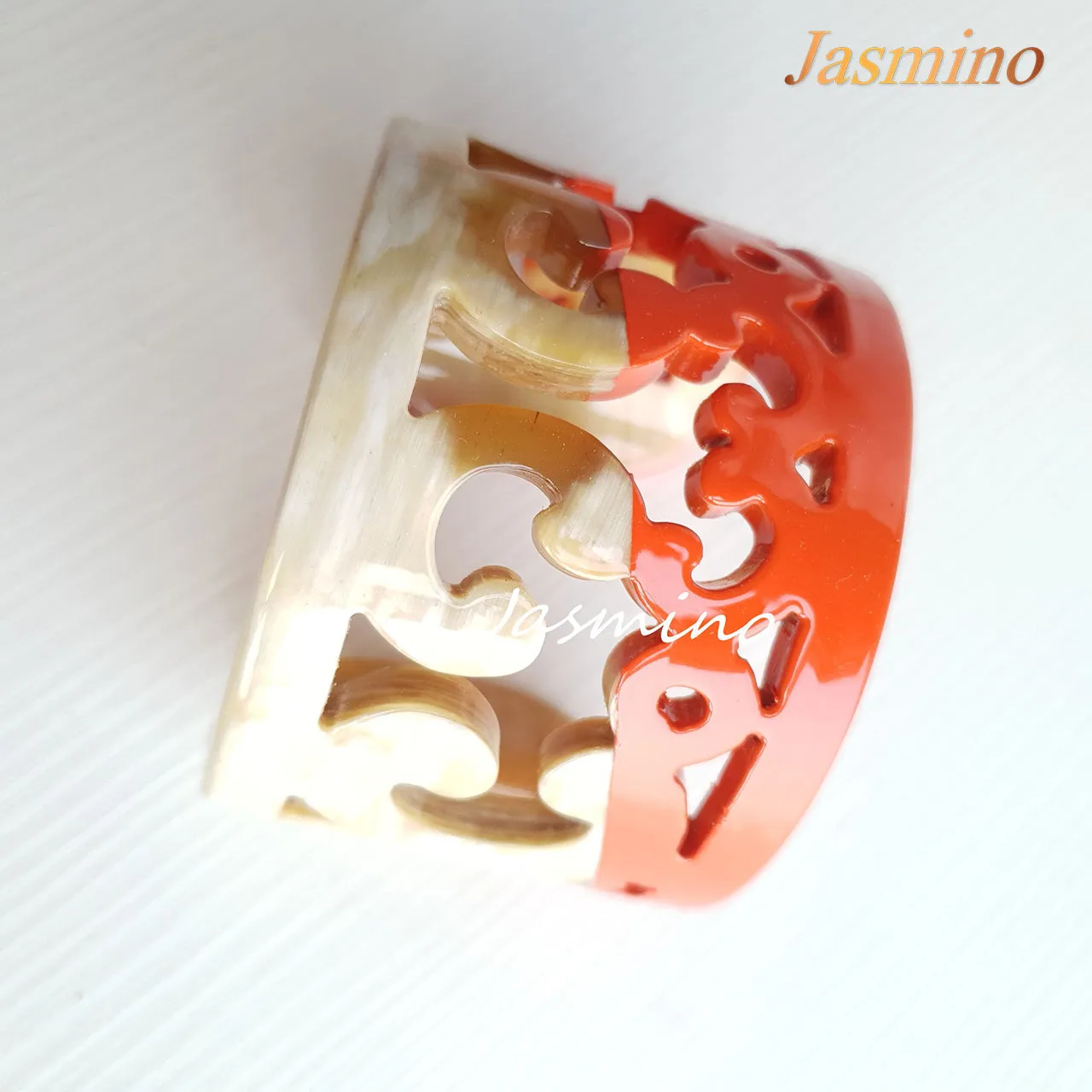 Jasmino Unique Impressive Trending Cuff Bracelet For Women Made By Natural Buffalo Horn