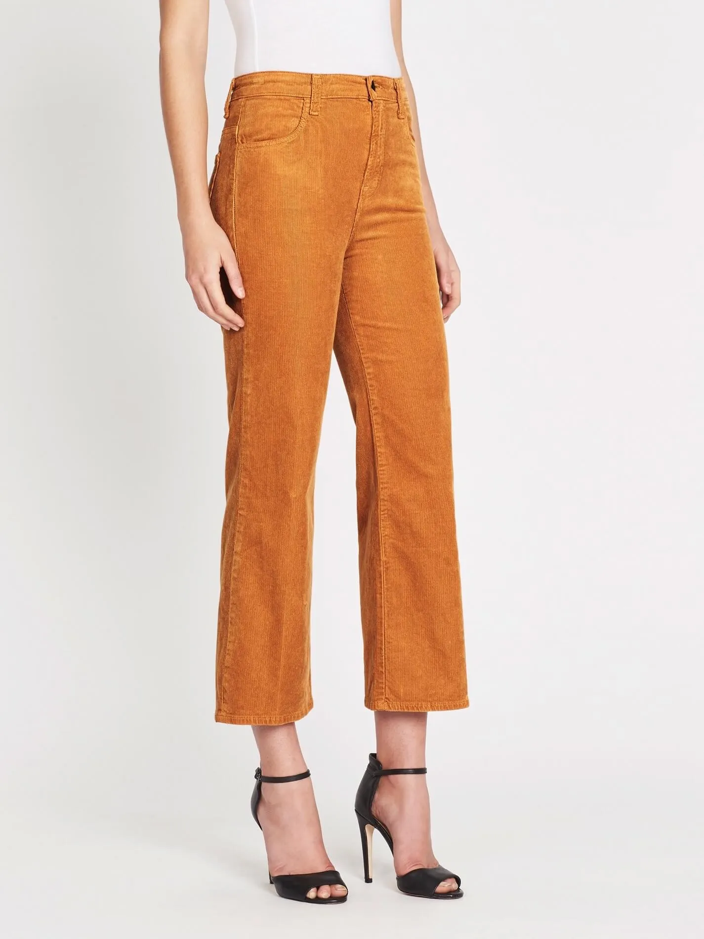 Joan High Rise Crop Cord Pant