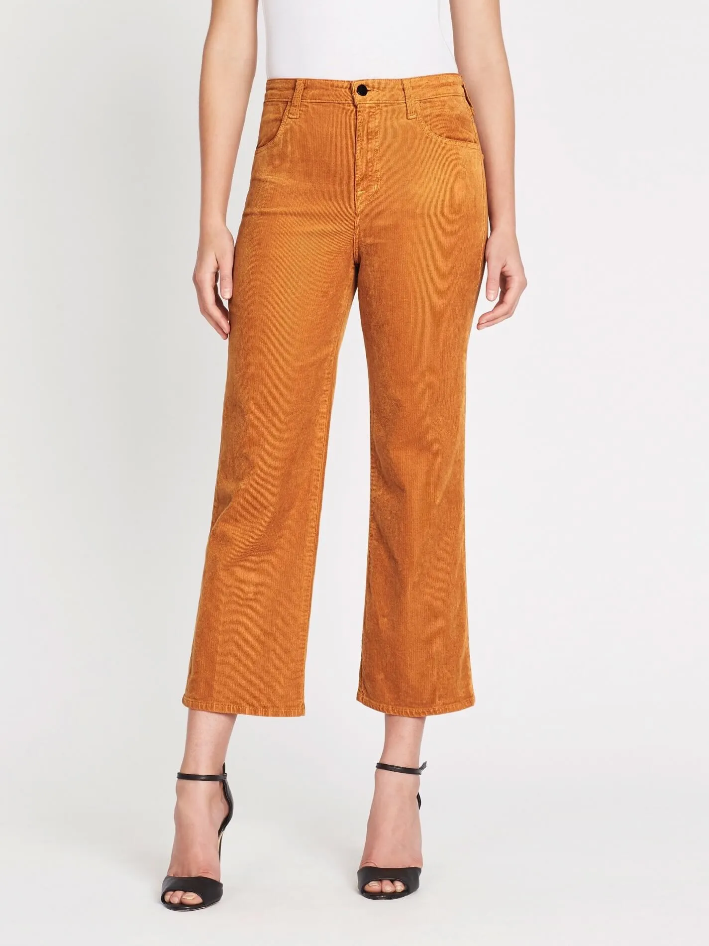 Joan High Rise Crop Cord Pant