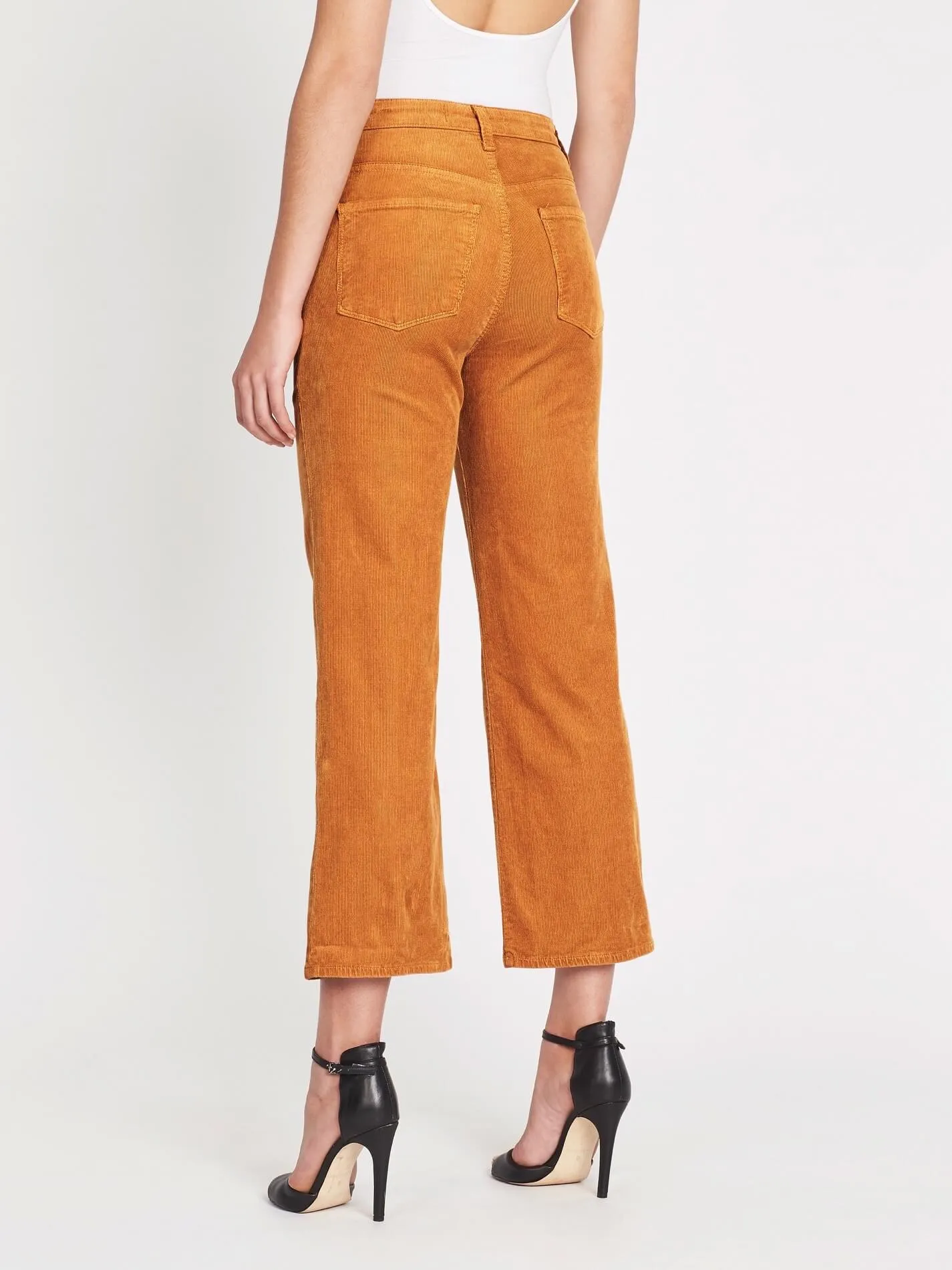 Joan High Rise Crop Cord Pant