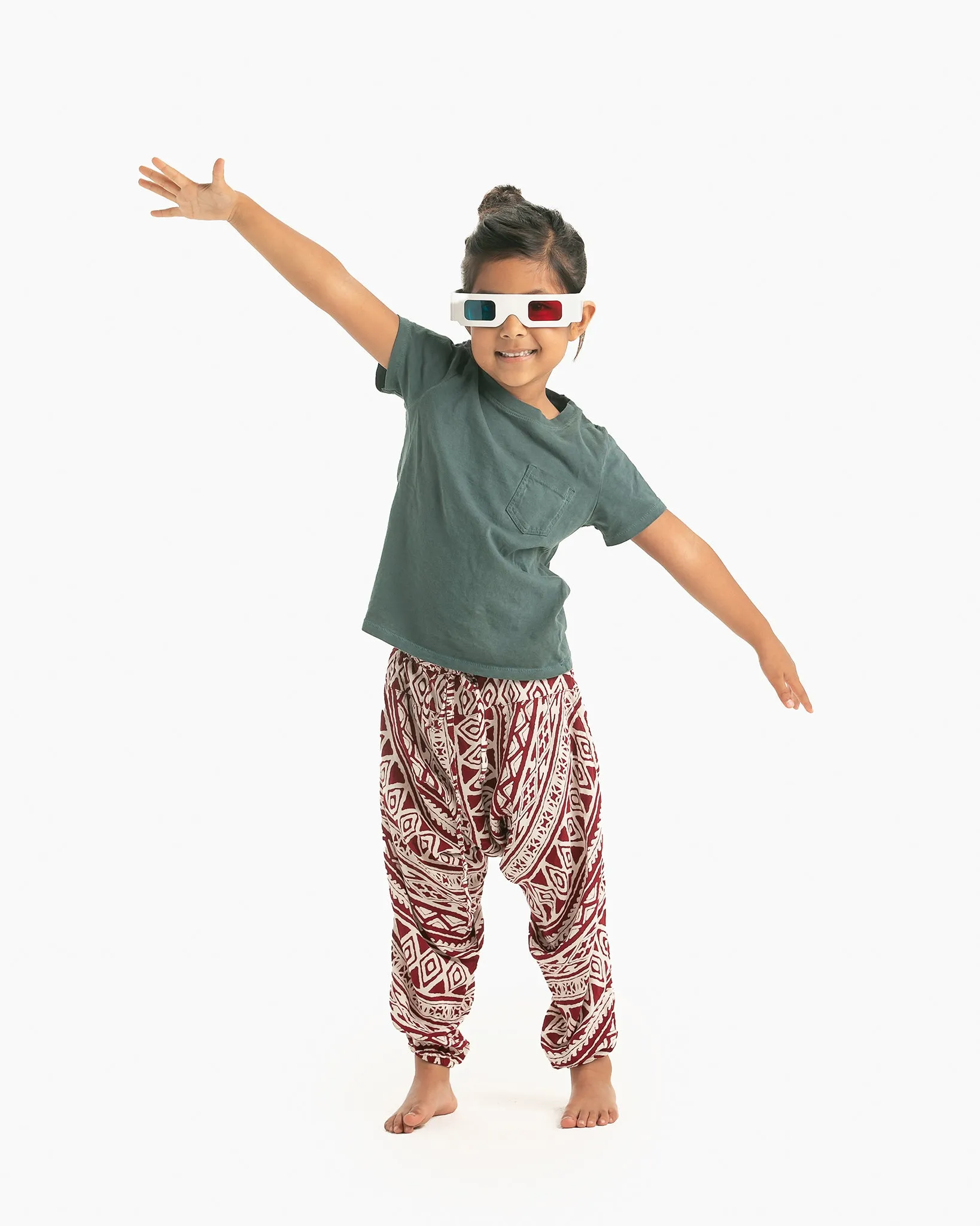 Kids Tribal Harem Pants