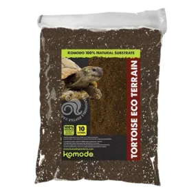 Komodo Tortoise Eco Terrain, 10ltr - For Desert-Dwelling Tortoises