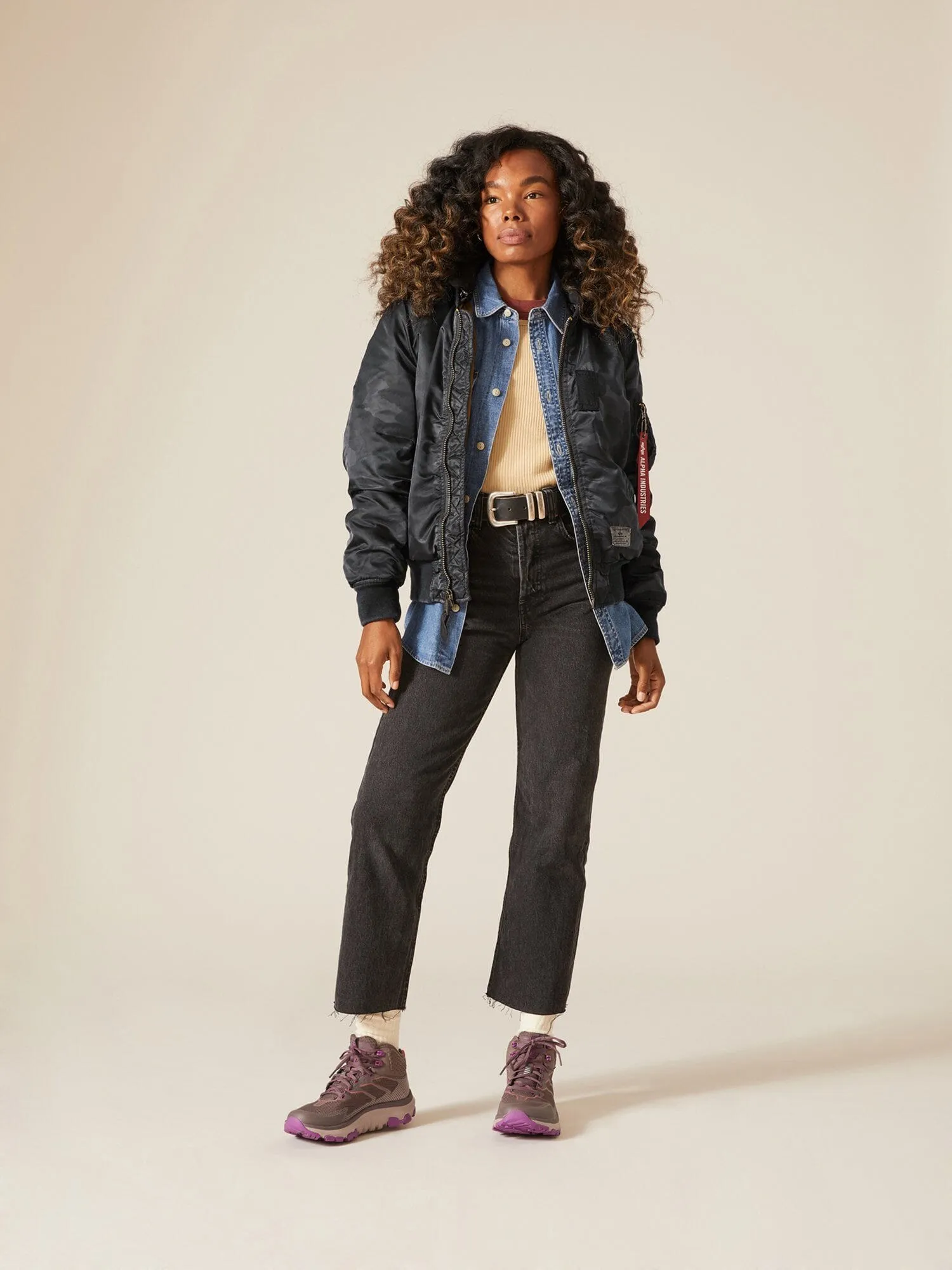 MA-1 HOODED BATTLEWASH BOMBER JACKET