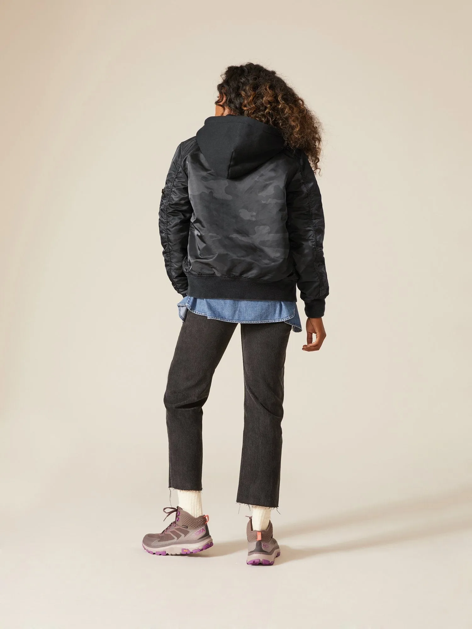 MA-1 HOODED BATTLEWASH BOMBER JACKET