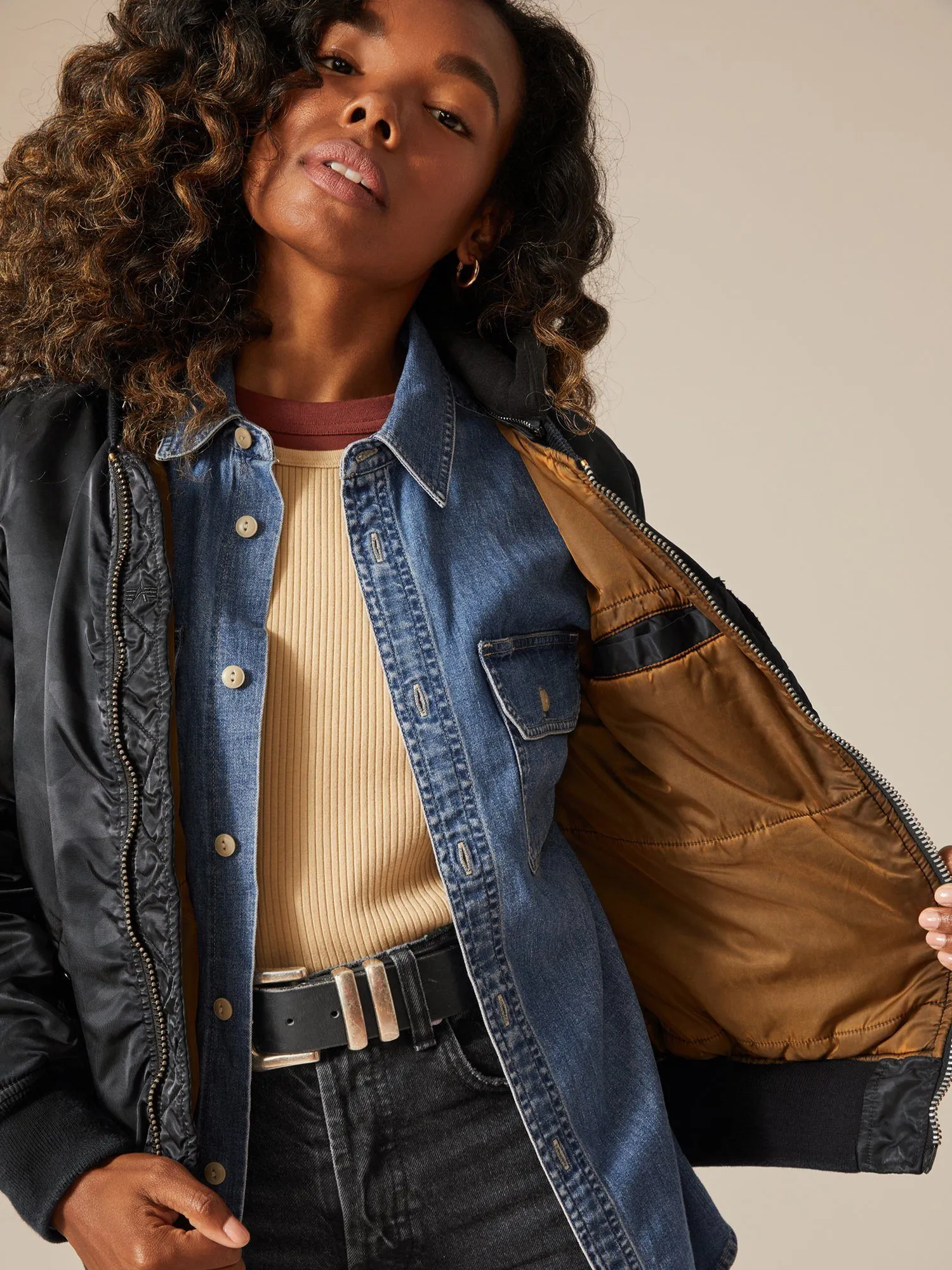 MA-1 HOODED BATTLEWASH BOMBER JACKET