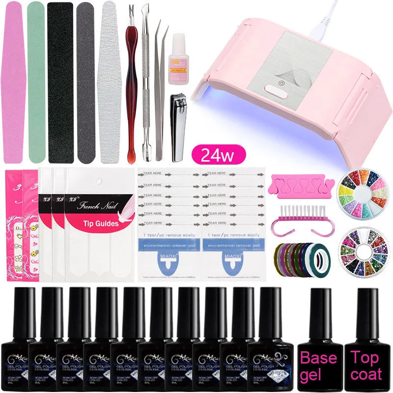 Manicure Set Tool UV Polish Polygel Nail Kit Gel Nail Polish Nail