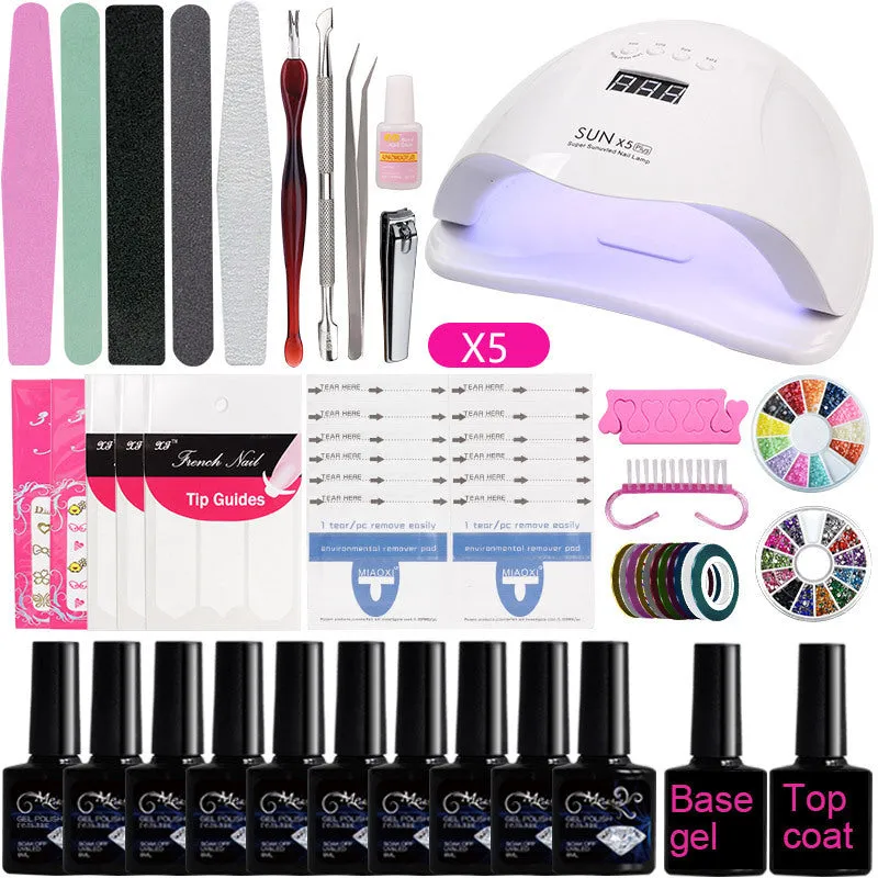 Manicure Set Tool UV Polish Polygel Nail Kit Gel Nail Polish Nail