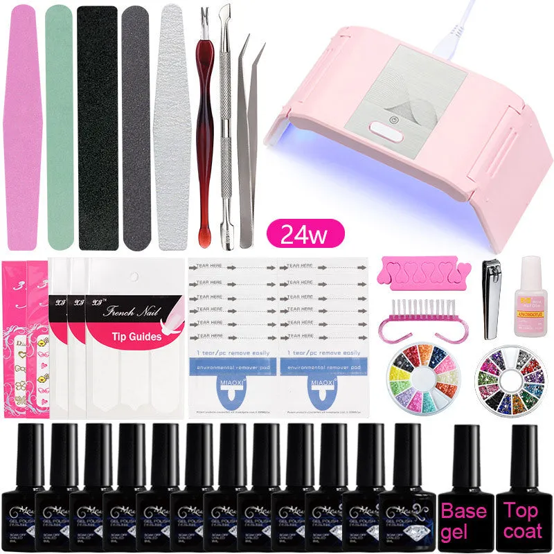 Manicure Set Tool UV Polish Polygel Nail Kit Gel Nail Polish Nail