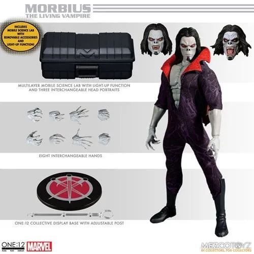 Marvel Mezco One:12 Collective Morbius The Living Vampire Action Figure