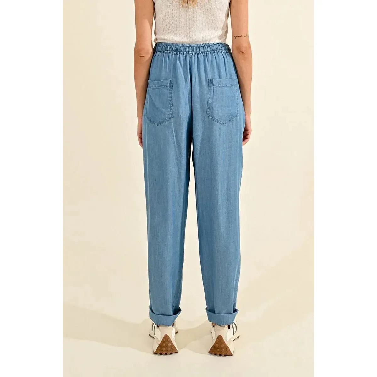 Molly Bracken Lyocell Tapered Leg Pants