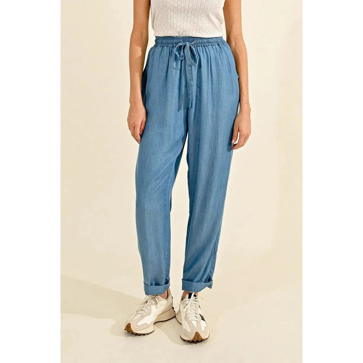 Molly Bracken Lyocell Tapered Leg Pants