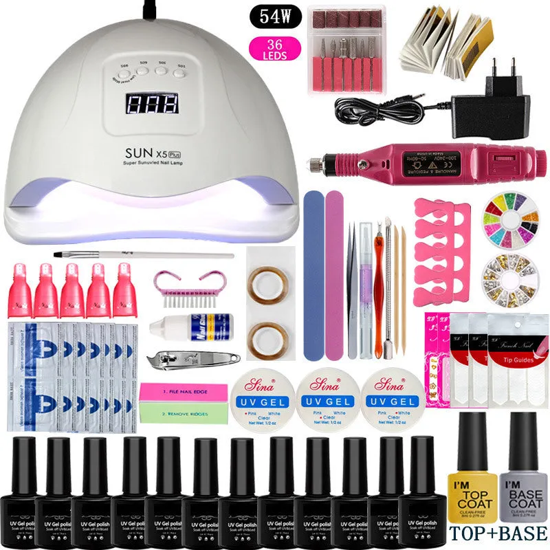 Nail Beauty Tool Set Beginner Home Nail Art Tool Suit