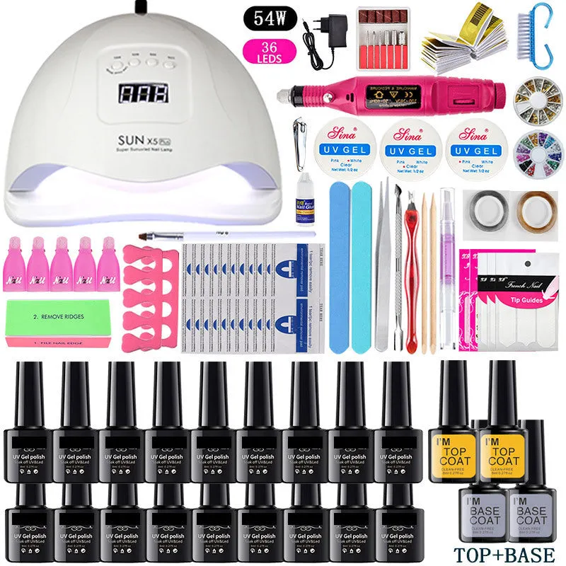 Nail Beauty Tool Set Beginner Home Nail Art Tool Suit