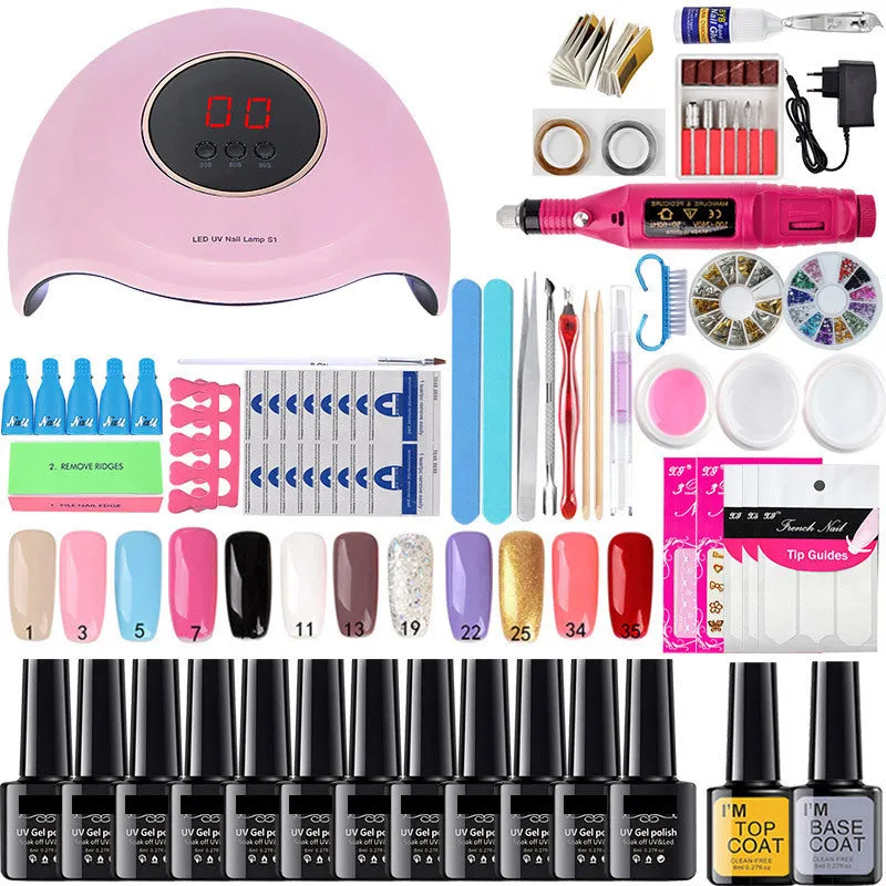 Nail Beauty Tool Set Beginner Home Nail Art Tool Suit