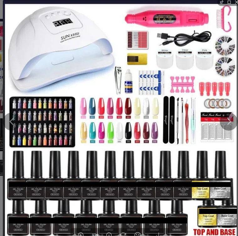 Nail Beauty Tool Set Beginner Home Nail Art Tool Suit