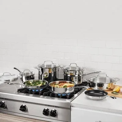 Open Box - Cuisinart Classic 13pc Stainless Steel Cookware Set Light Silver