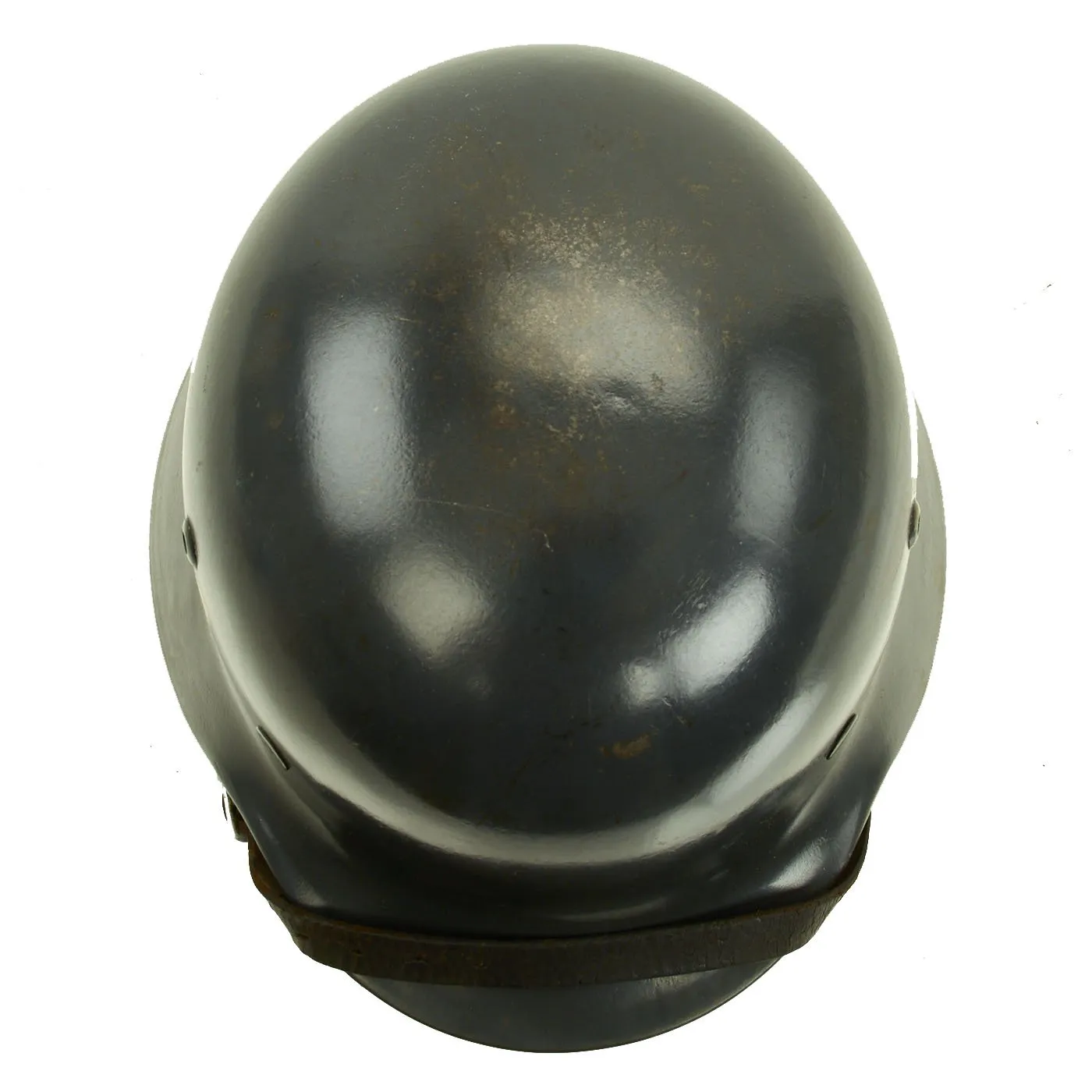 Original German WWII Luftwaffe M35 Double Decal Droop Tail Eagle Steel Helmet with 56cm Liner - Q64