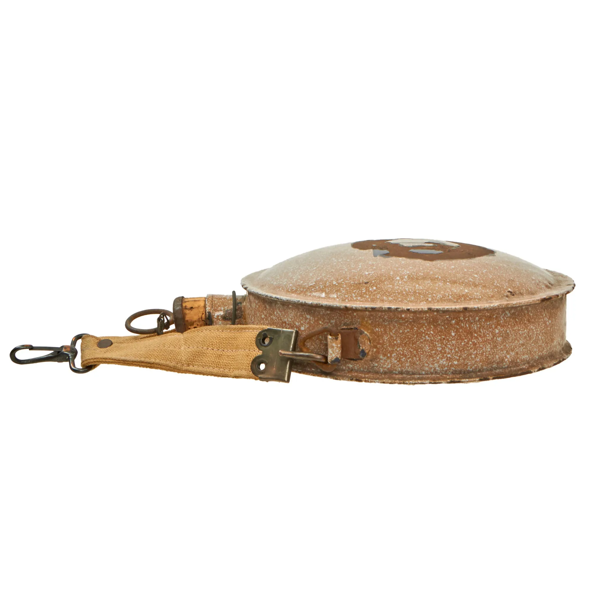 Original Pre-WWI Experimental M1902 Enamel Canteen with Hanger by RIA