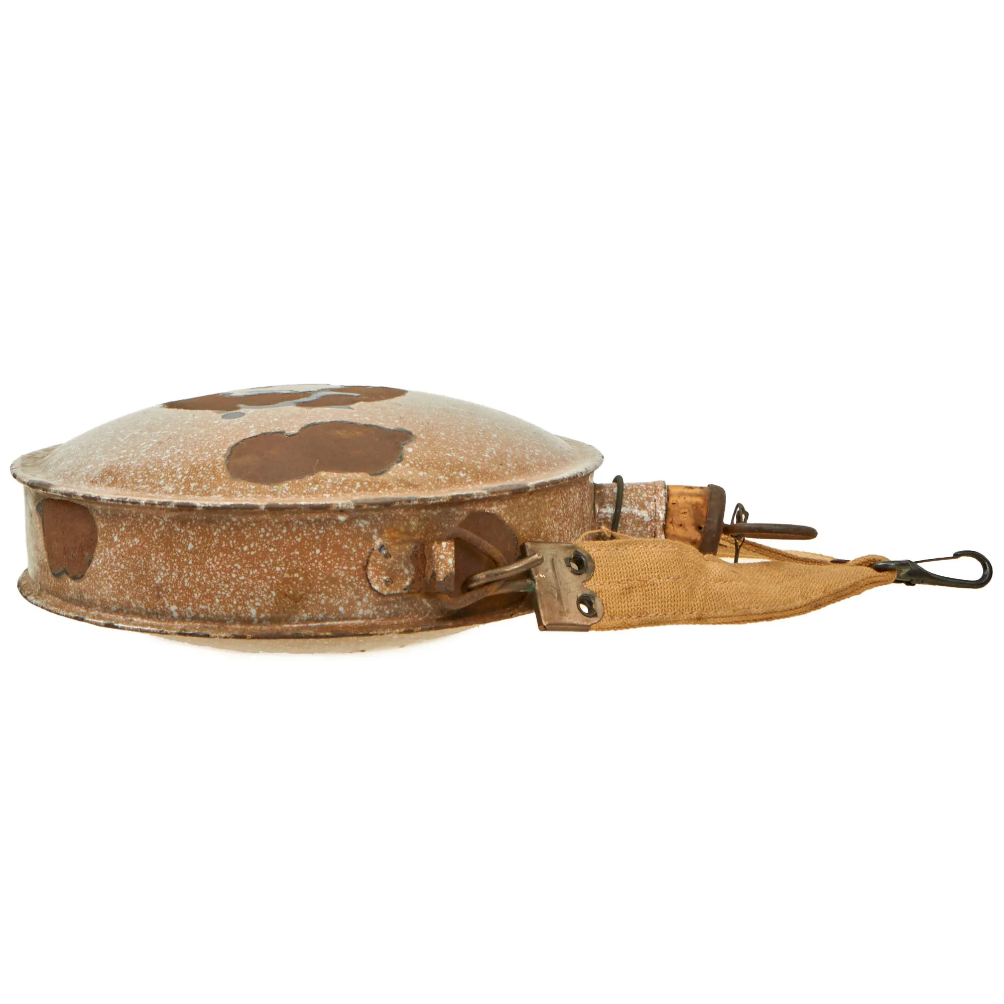 Original Pre-WWI Experimental M1902 Enamel Canteen with Hanger by RIA