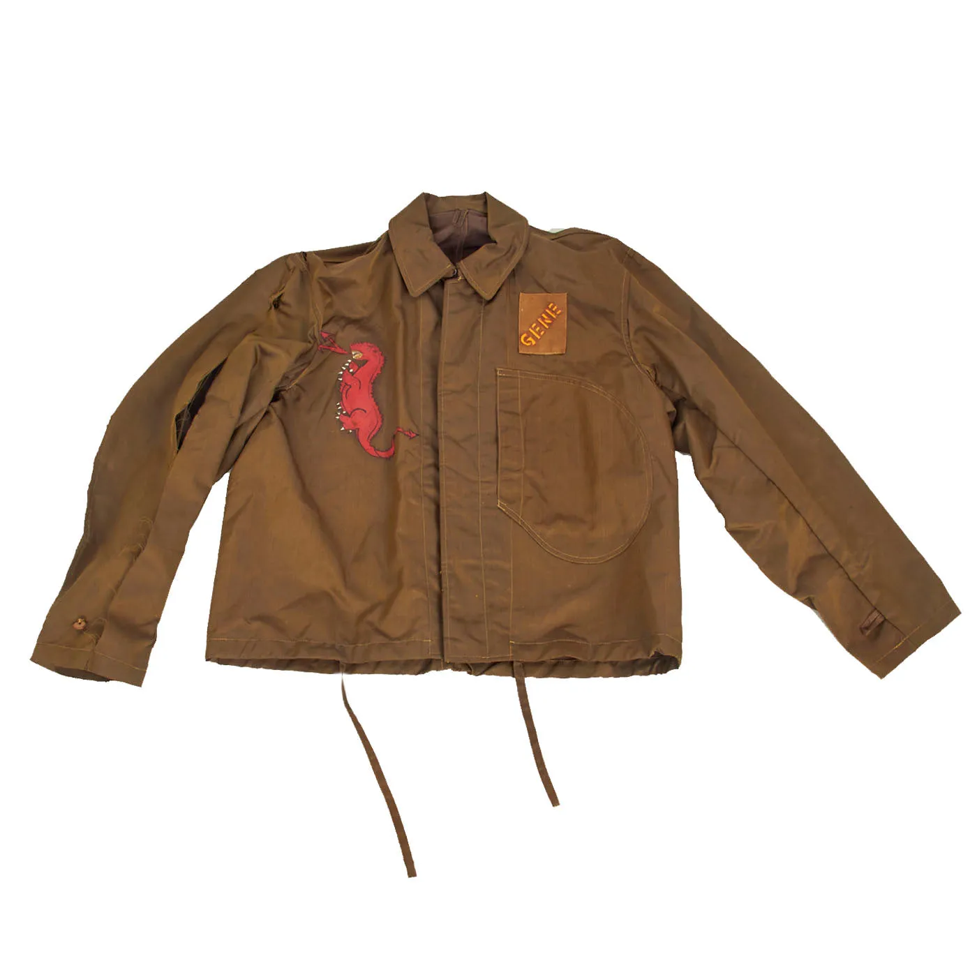 Original WWII Japanese Pilot’s Flying Jacket Captured and Decorated By an American GI!