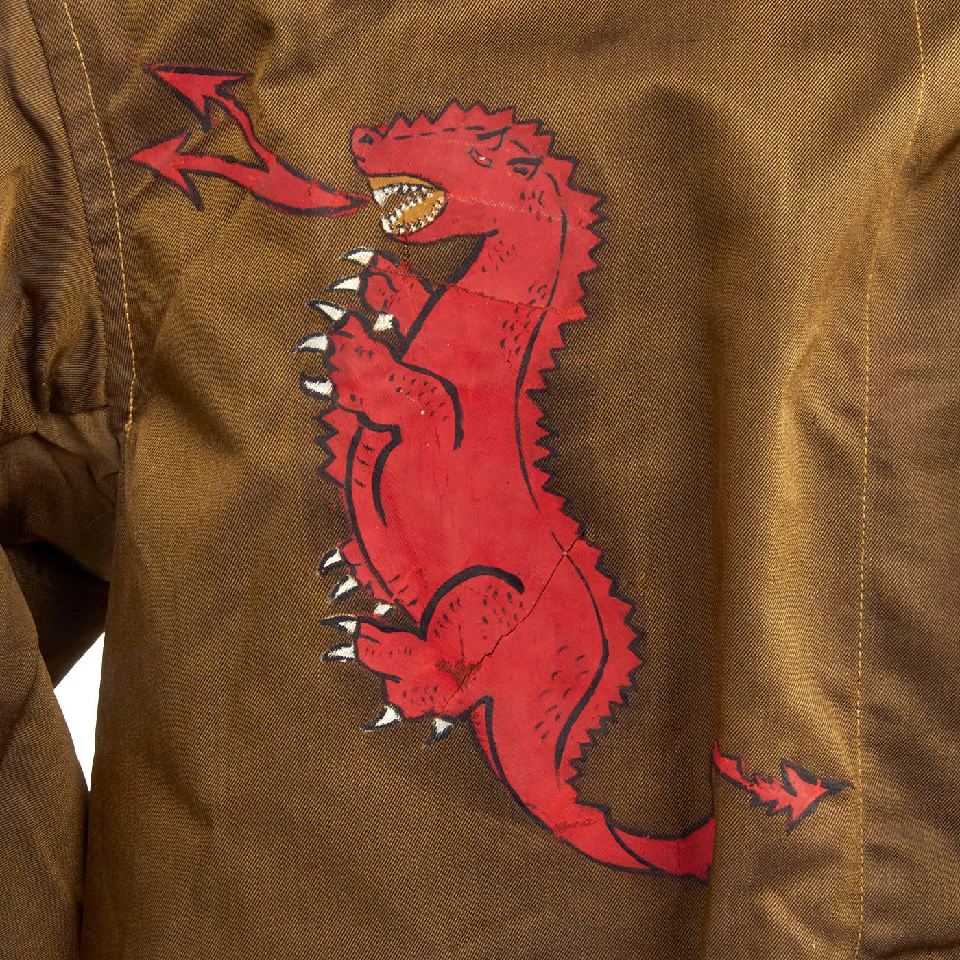 Original WWII Japanese Pilot’s Flying Jacket Captured and Decorated By an American GI!