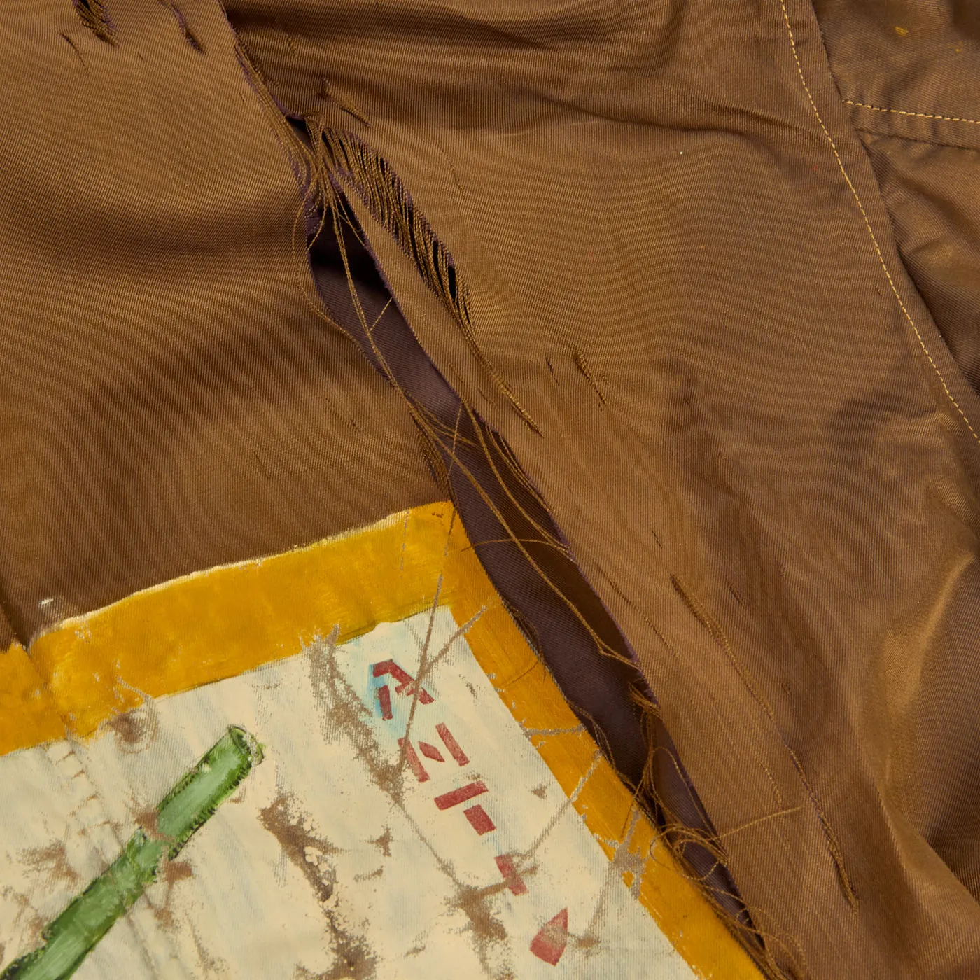Original WWII Japanese Pilot’s Flying Jacket Captured and Decorated By an American GI!