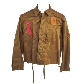 Original WWII Japanese Pilot’s Flying Jacket Captured and Decorated By an American GI!