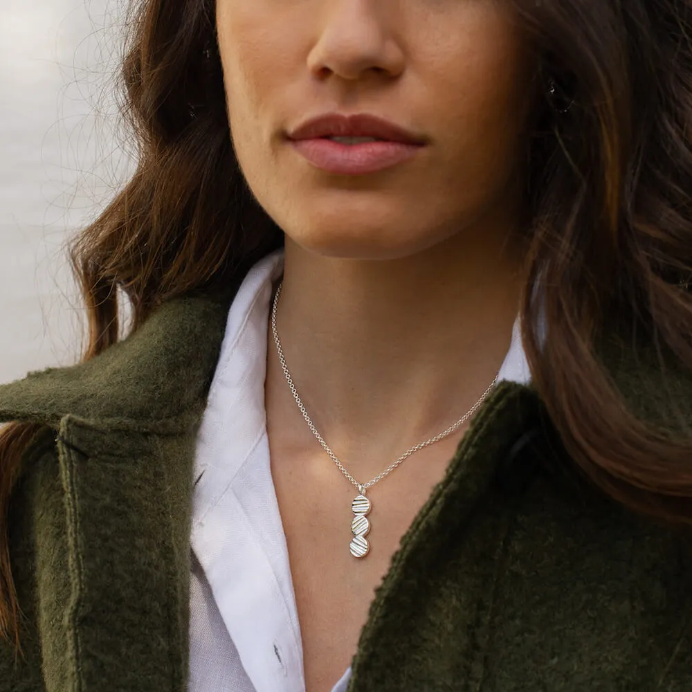 Origins Trio Necklace Silver