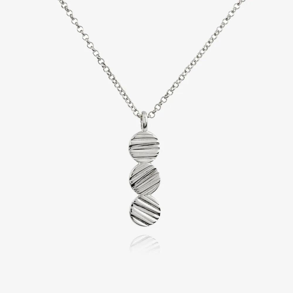 Origins Trio Necklace Silver