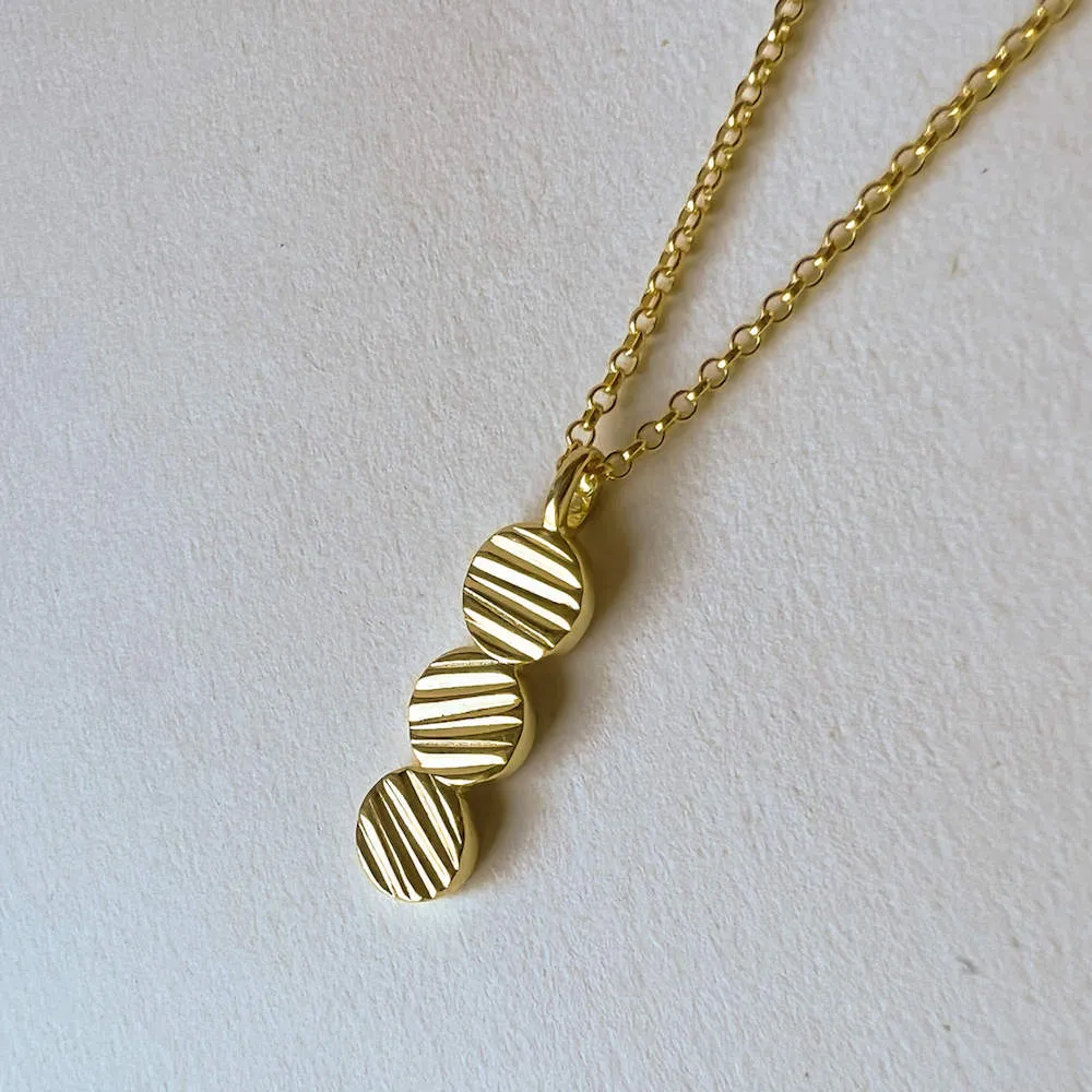 Origins Trio Necklace Silver