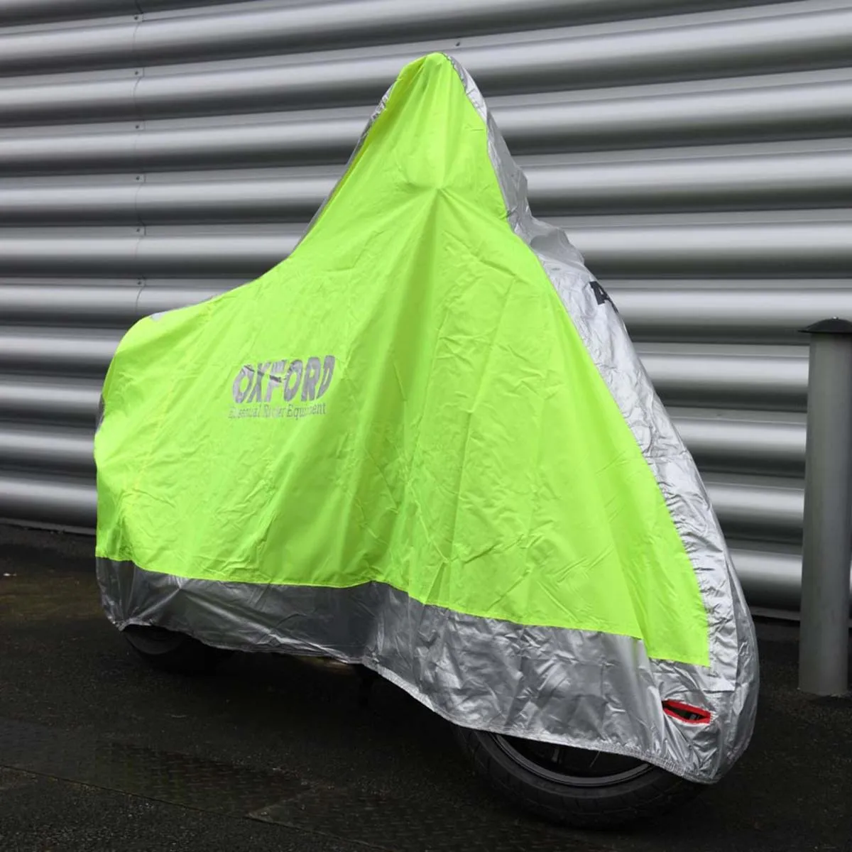 Oxford Aquatex Outdoor Motorcycle Protective Fluorescent Cover - Medium