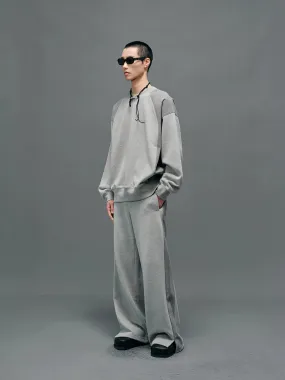 Panel Structural Sweatshirt & Athletic Pants Set