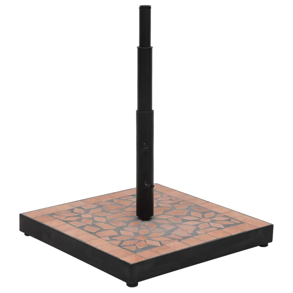 Parasol Base Terracotta Square 12 kg