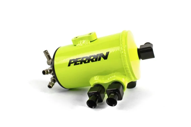 Perrin Air Oil Separator - Neon Yellow - 15-21 Subaru WRX for TMIC w/o Eyesight - PSP-ENG-609NY