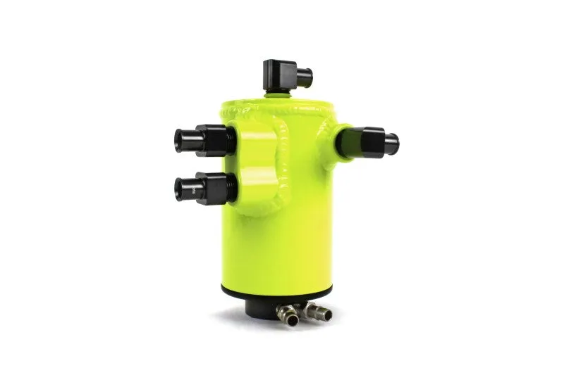 Perrin Air Oil Separator - Neon Yellow - 15-21 Subaru WRX for TMIC w/o Eyesight - PSP-ENG-609NY