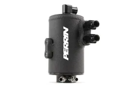 Perrin Wrinkle Black Air Oil Separator Kit - 15-21 Subaru WRX for TMIC w/o Eyesight - PSP-ENG-609BK