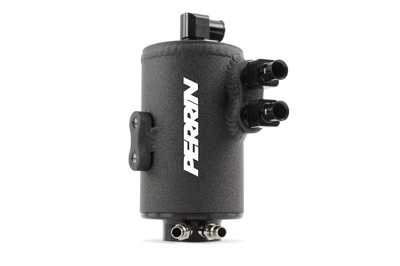 Perrin Wrinkle Black Air Oil Separator Kit - 15-21 Subaru WRX for TMIC w/o Eyesight - PSP-ENG-609BK