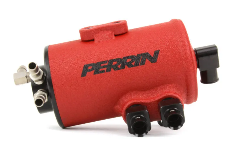 Perrin Wrinkle Red Air Oil Separator Kit - 15-21 Subaru WRX for TMIC w/o Eyesight - PSP-ENG-609RD