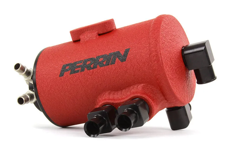 Perrin Wrinkle Red Air Oil Separator Kit - 15-21 Subaru WRX for TMIC w/o Eyesight - PSP-ENG-609RD