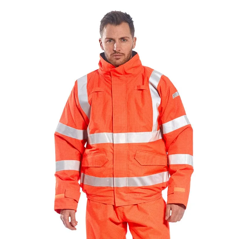 Portwest Bizflame Rain Hi-Vis FR Bomber Jacket S773