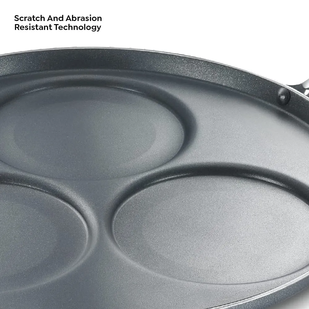 Prestige Omega Select Plus Set Dosa Tawa|Scratch & Abraison Resistant|3 Layers Metal Spoon Friendly Coating|Sturdy Handle|1 Year Warranty