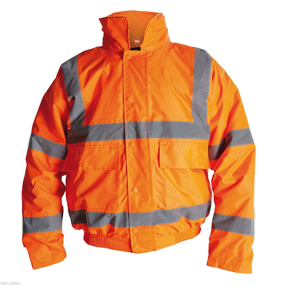PROFORCE Orange High Visibility Class 3 Bomber Jacket