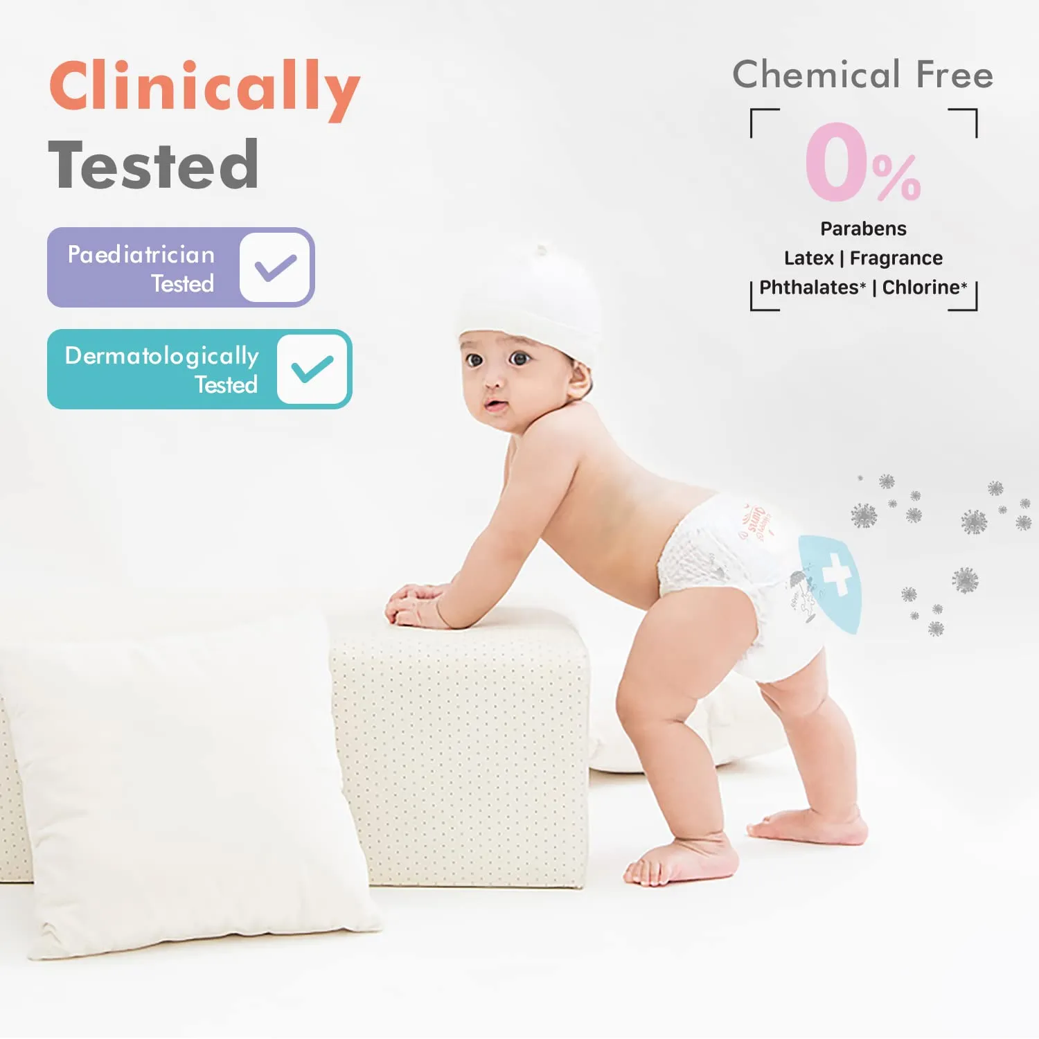 R for Rabbit XL Size Premium Feather Diaper for Baby 12 to 17 kgs (92 Combo Pack Offer)